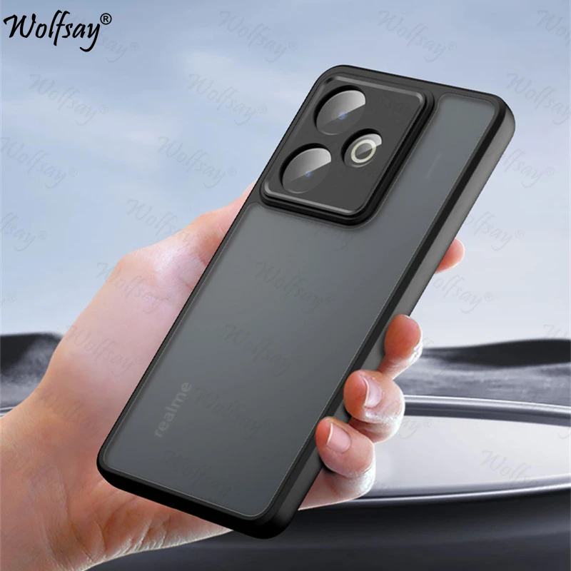 

Matte Transparent Phone Case For Realme GT 7 Case Anti-knock Matte PC Back Cover For Realme GT 7 Global Case For Realme GT 7 7T