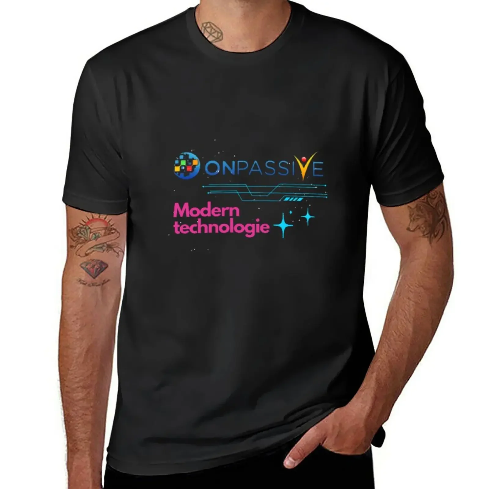 New onpassive T-Shirt T-shirt short boys t shirts fitted t shirts for men