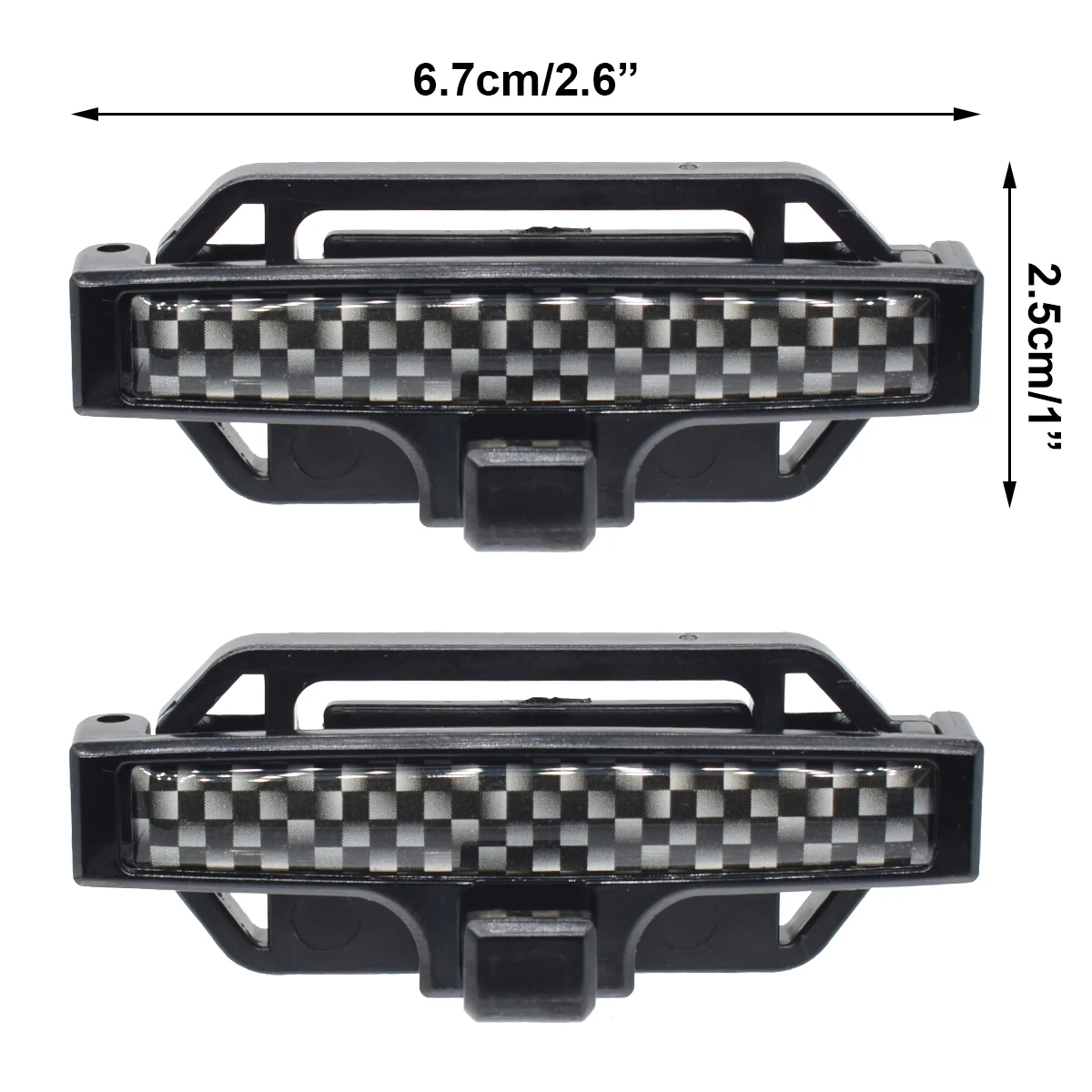 2pcs Car Seat Belt Clips Non-slip Seatbelt Adjuster Buckle Adjustable Safety Belt Stopper Clamp Retainer Fixed Clip Auto Styling