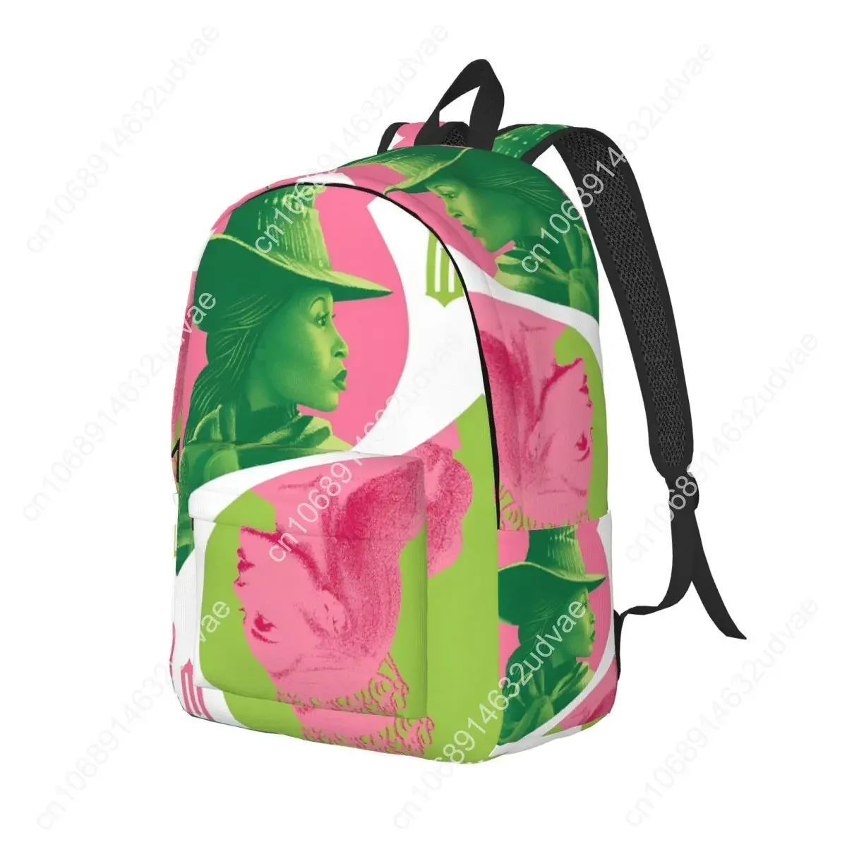 Wicked Elphaba & Glinda Tonal Backpack Men Women School Hiking Travel Daypack Magic Movie Laptop Computer Canvas Bags Durable
