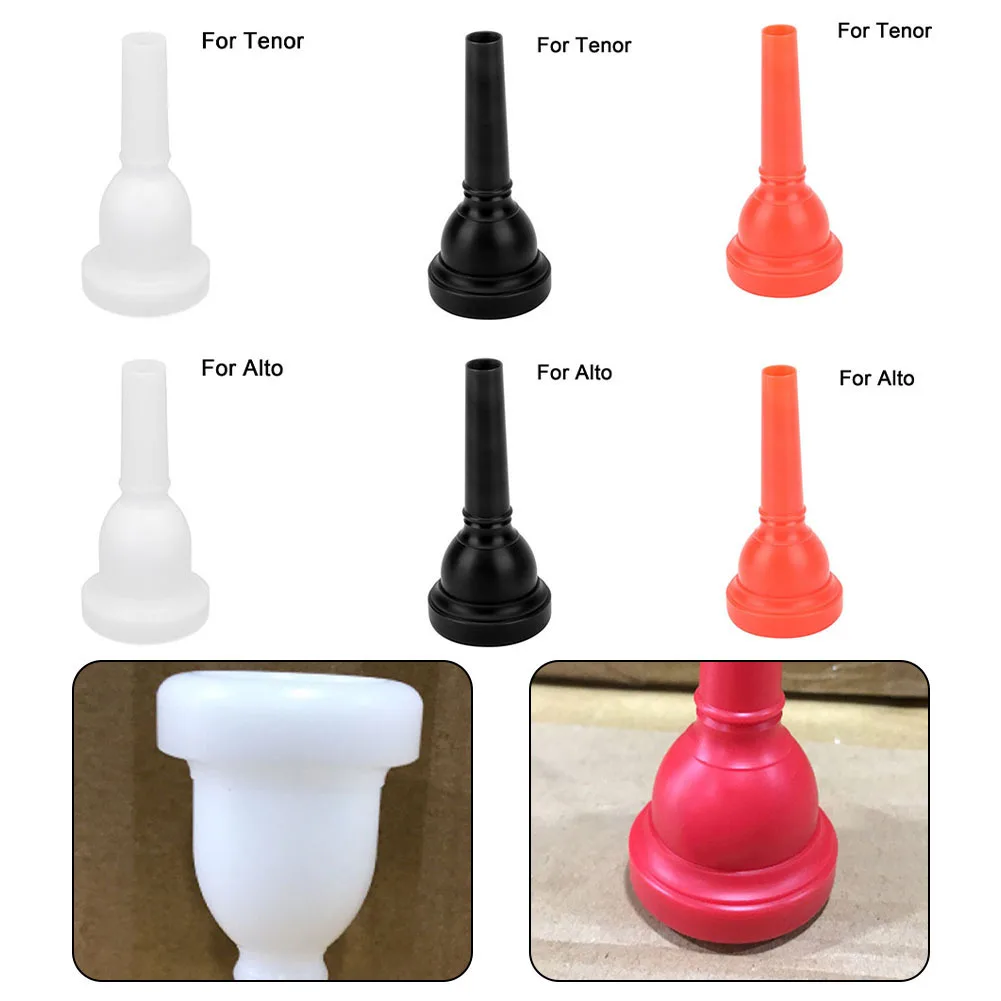 High Quality For Alto Tenor Trombones Mouthpiece ABS Plastic For Beginners Gift Exercising Trombones Mouth Mouthpiece Red White