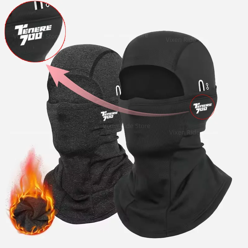 

For YAMAHA TENERE 700 Tenere700 XTZ 700 Winter Warm Tactical Balaclava For Cycling Hiking Hat Motorcycle MTB Full Face Windproof