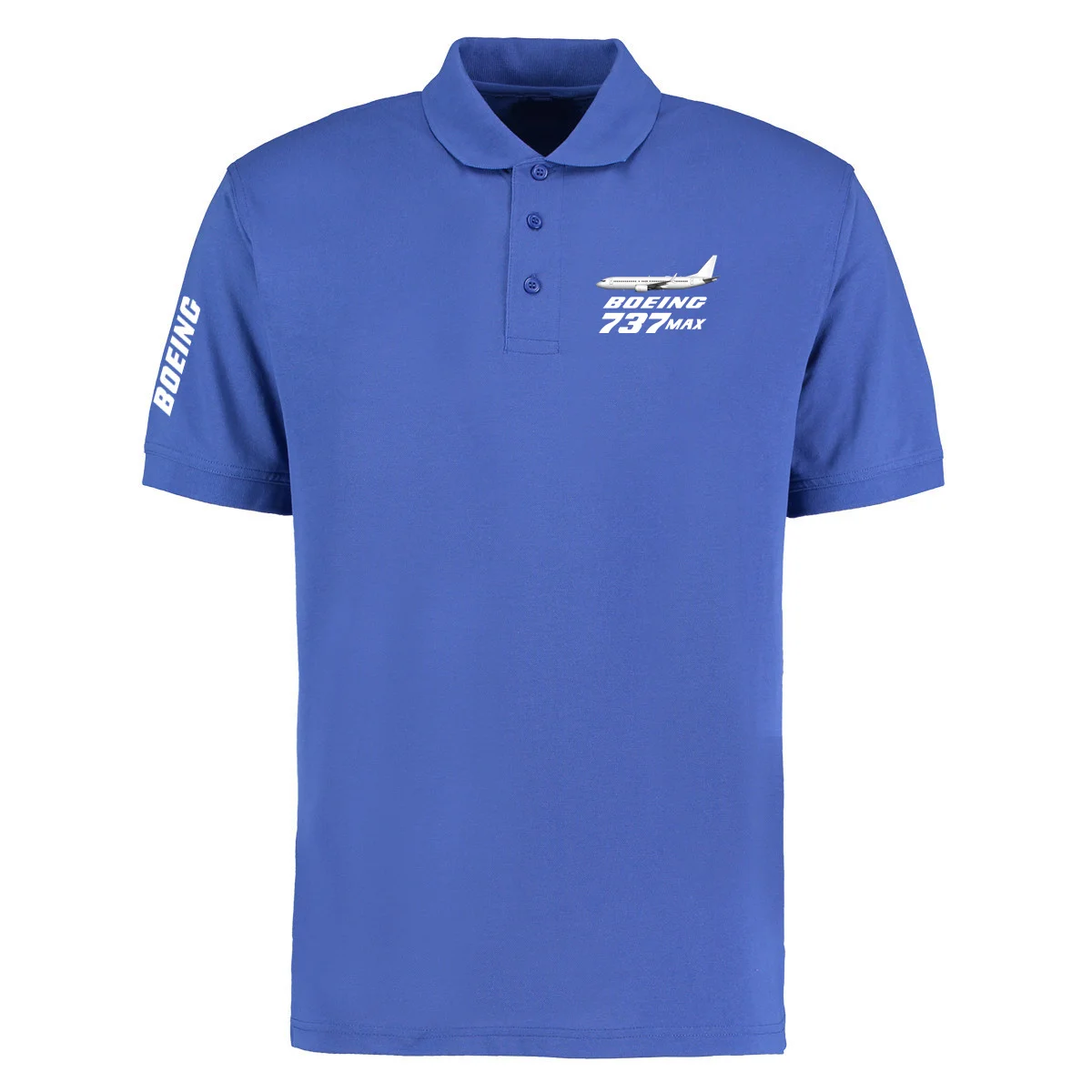 The Boeing 737 Max Aviation Aircraft Flight Pilots Cotton Men Polo Shirts T-Shirts Tops Tees