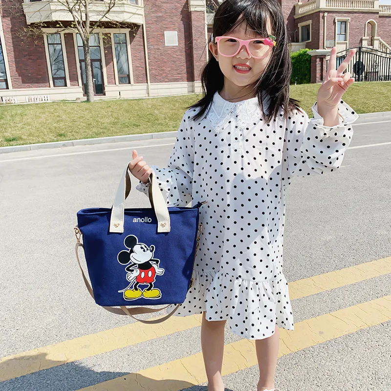 Disney Cartoon Kinderen Schoudertas Schattige Mickey Mouse Print Meisjes Messenger Bag Mode Kleuterschool Tas Jongens Kids Handtas