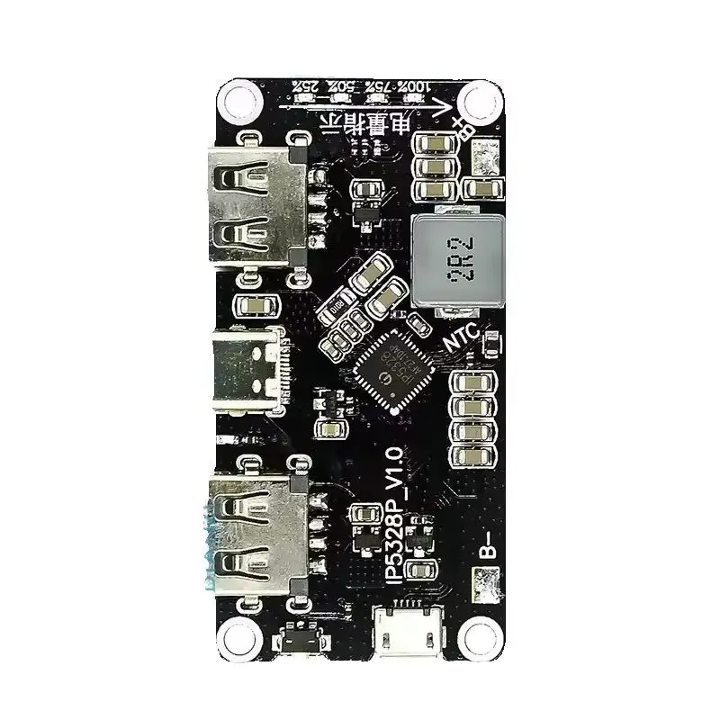 IP5328P power bank bidirectional fast charging module mobile power bank mainboard 3.7V to 5V, 9V, 12V boost voltage