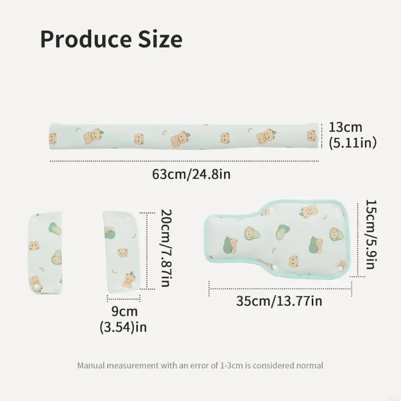 

Strollers Shoulder Belt Pad Cover Soft & Breathable Cotton Shoulder Strap Sleeve