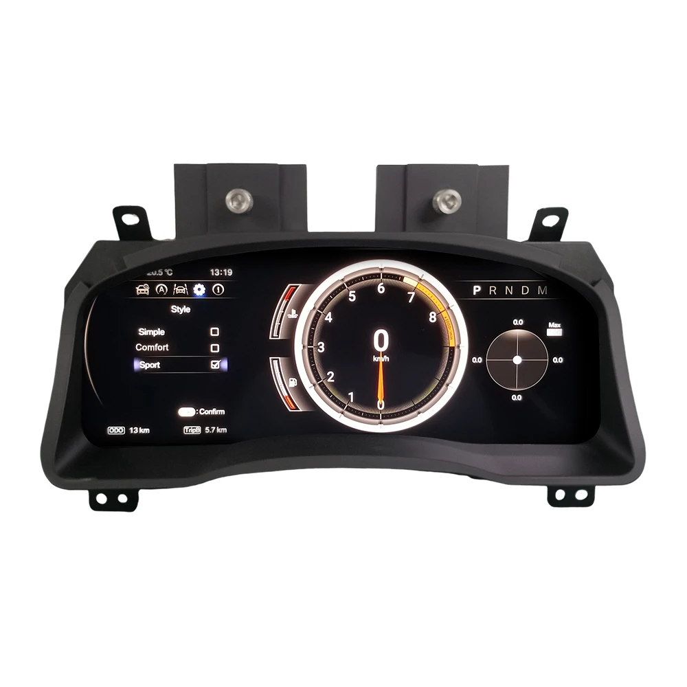 High Quality Digital Cluster For PLAND CRUISER PRADO Toyota 2004-2009 Car Instrument Linux Panel LCD 12.3\