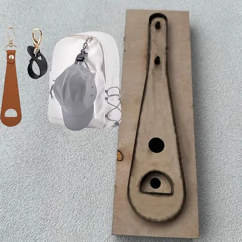 DIY Leather Backpack Buckle Manual Stamping Durable Downcutting Mold Handcraft Tool for Leatherworking