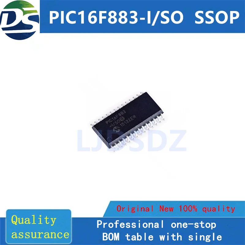 1 PÇS/LOTE  PIC16F883-I/SP  PIC16F883-I/SO  SSOP    NEW  IN  STOCK