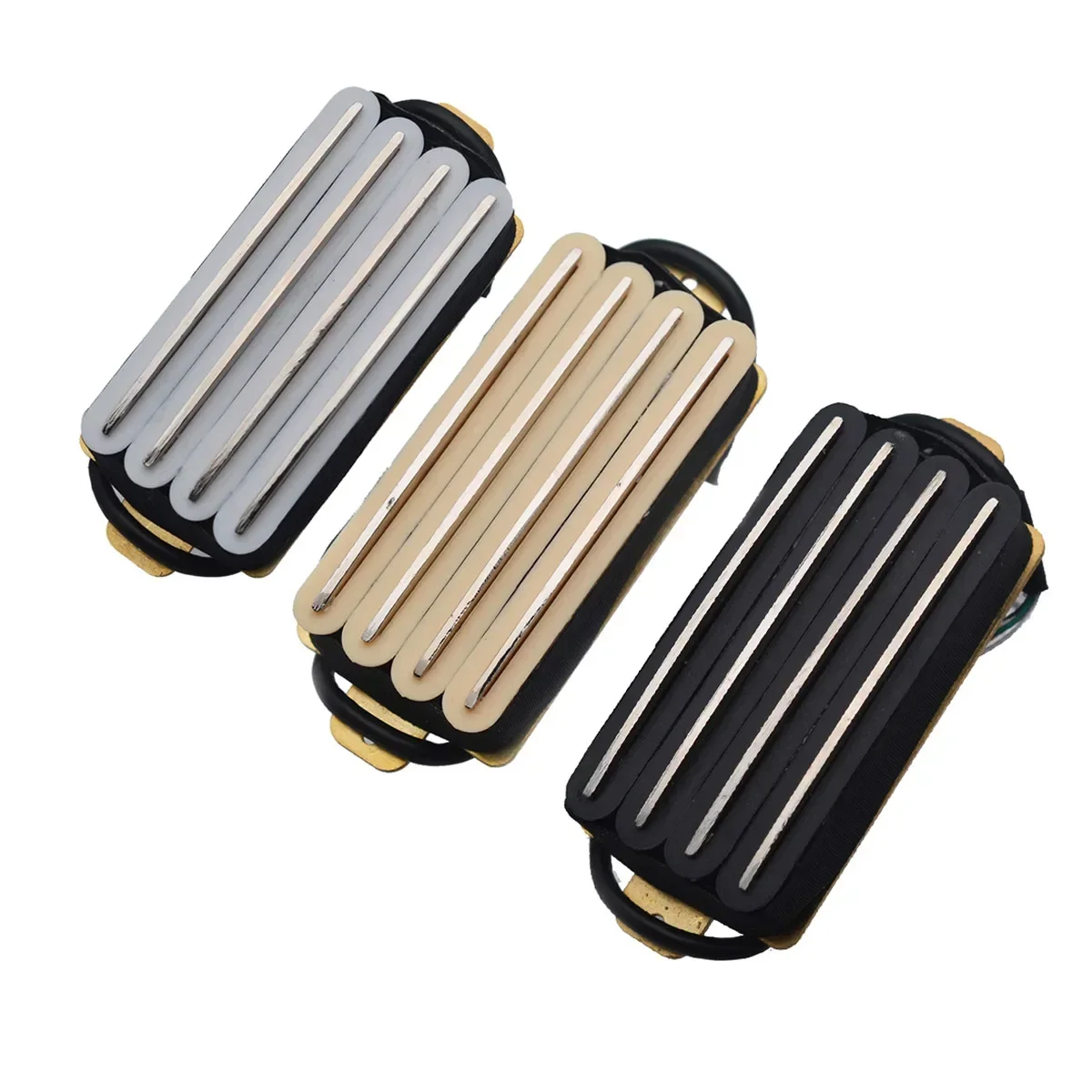 sell like hot cakes-Dual Track 4-Dual Blade Electric Guitar High Output Track Type Four Coil Humbucker Pickup