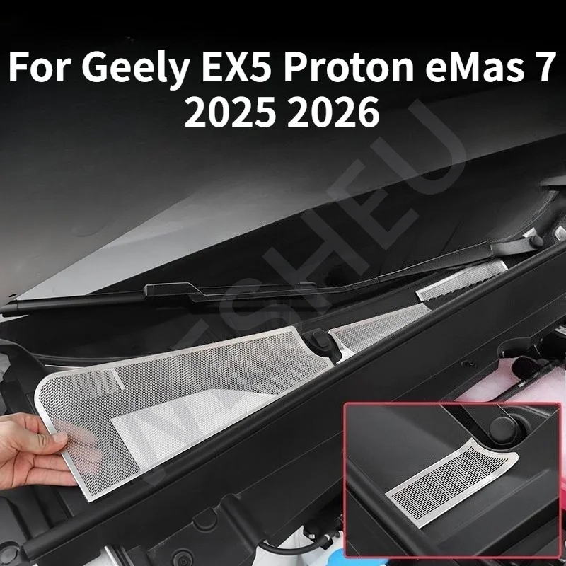 Für Geely EX5 Proton eMas 7 2025 2026 Frontmotorhaube Anti-Blockier-Abdeckung Kühleranschluss Schmutzschutz Langlebiger Schutz Zubehör – Detail 1