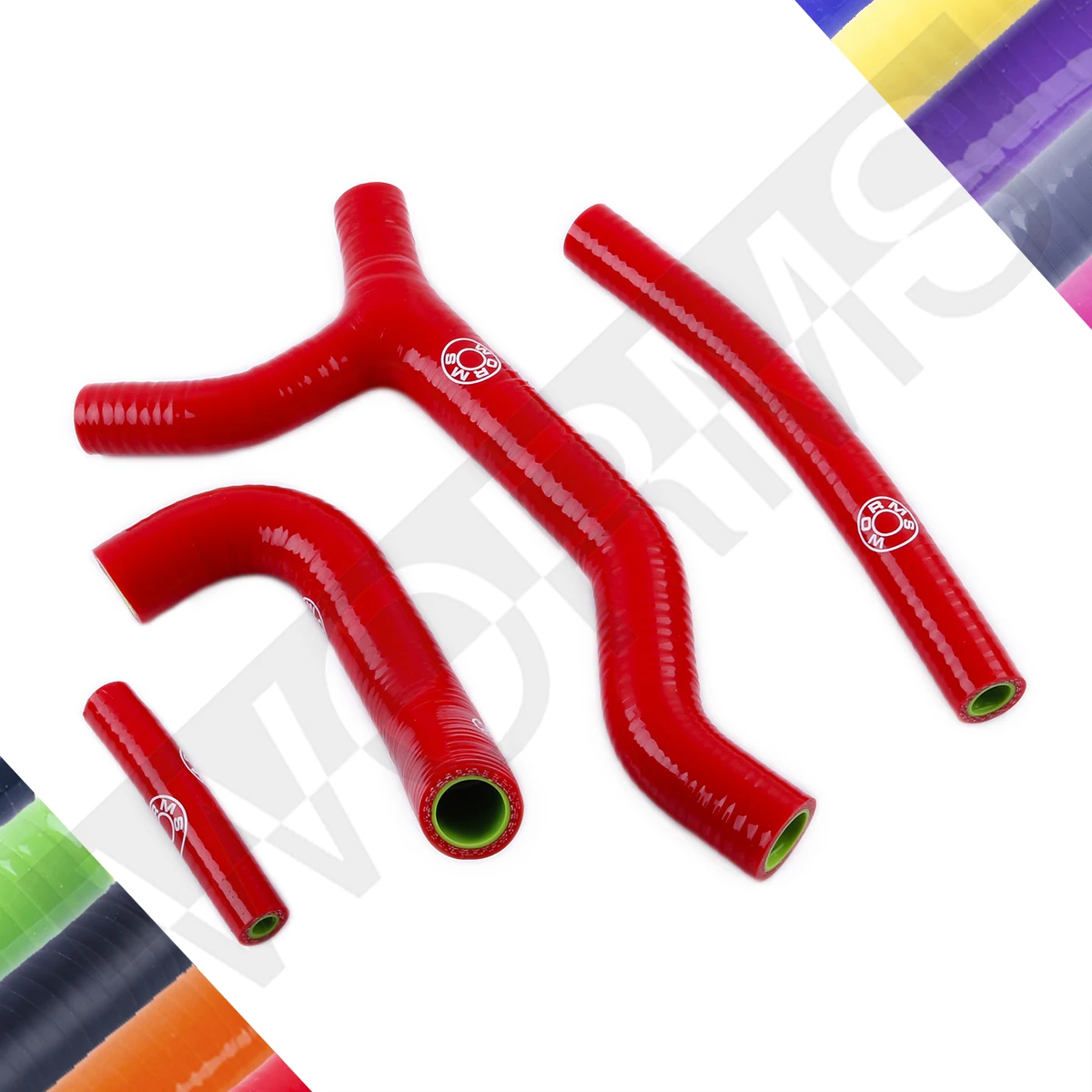 For Suzuki RM125 RM 125 1992 1993 1994 1995 Silicone Radiator Coolant Y Hose Pipe Kit