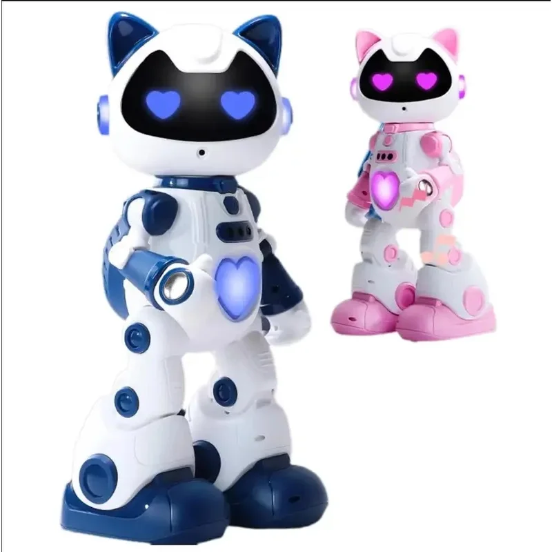New Remote‑Controlled Walking Dancing Robot Toy, LED Light Rechargeable Play Toy for Teen Boys Holiday Gifts