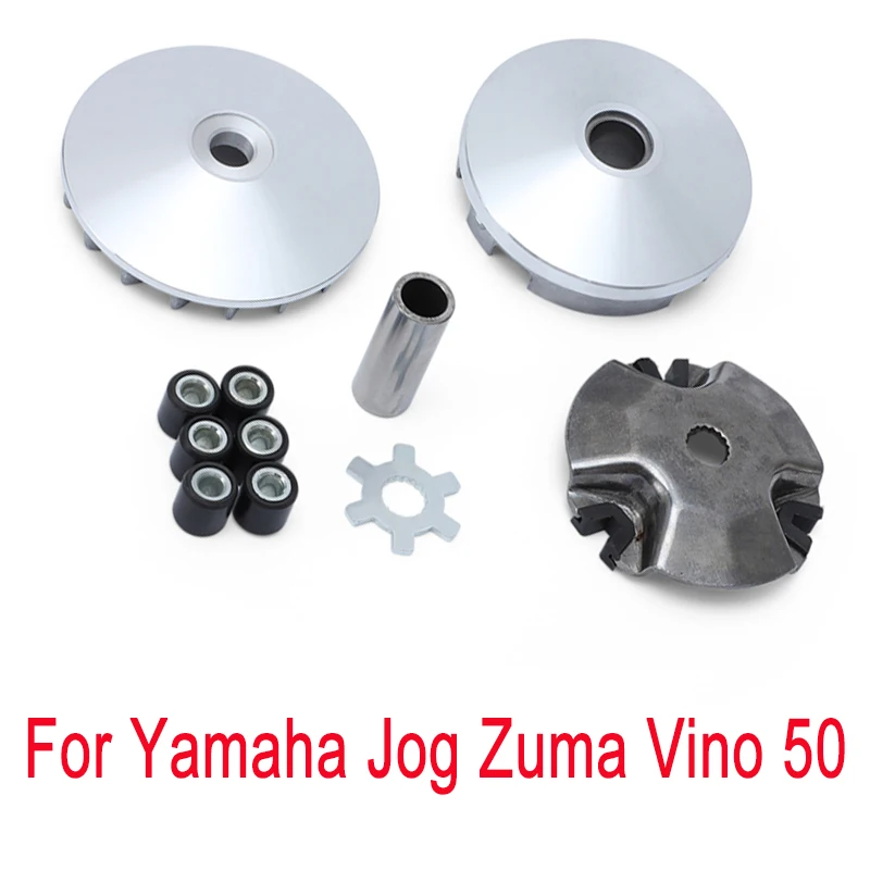 

For 50 49cc Yamaha ariator Roller Weights Clutch Drive Pulley Kits Jog Zuma Vino 50 Aprilia SR50 TNG Adly 2-Stroke Scooter Parts