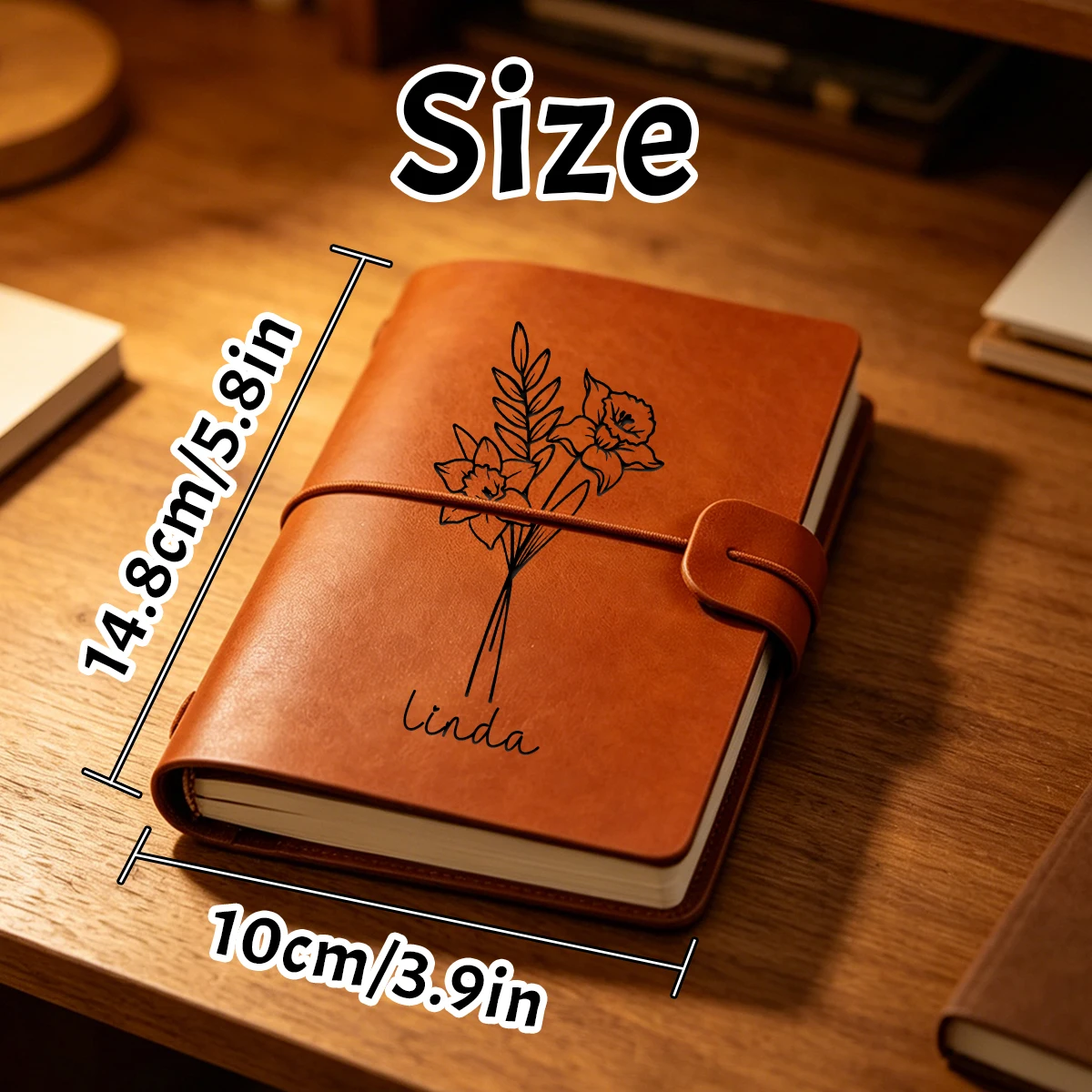 Custom Mini Notebook, Spring Gift For Friends, Personalized Memory Book, Sweet Present Idea, Customizable Small Planner Diary