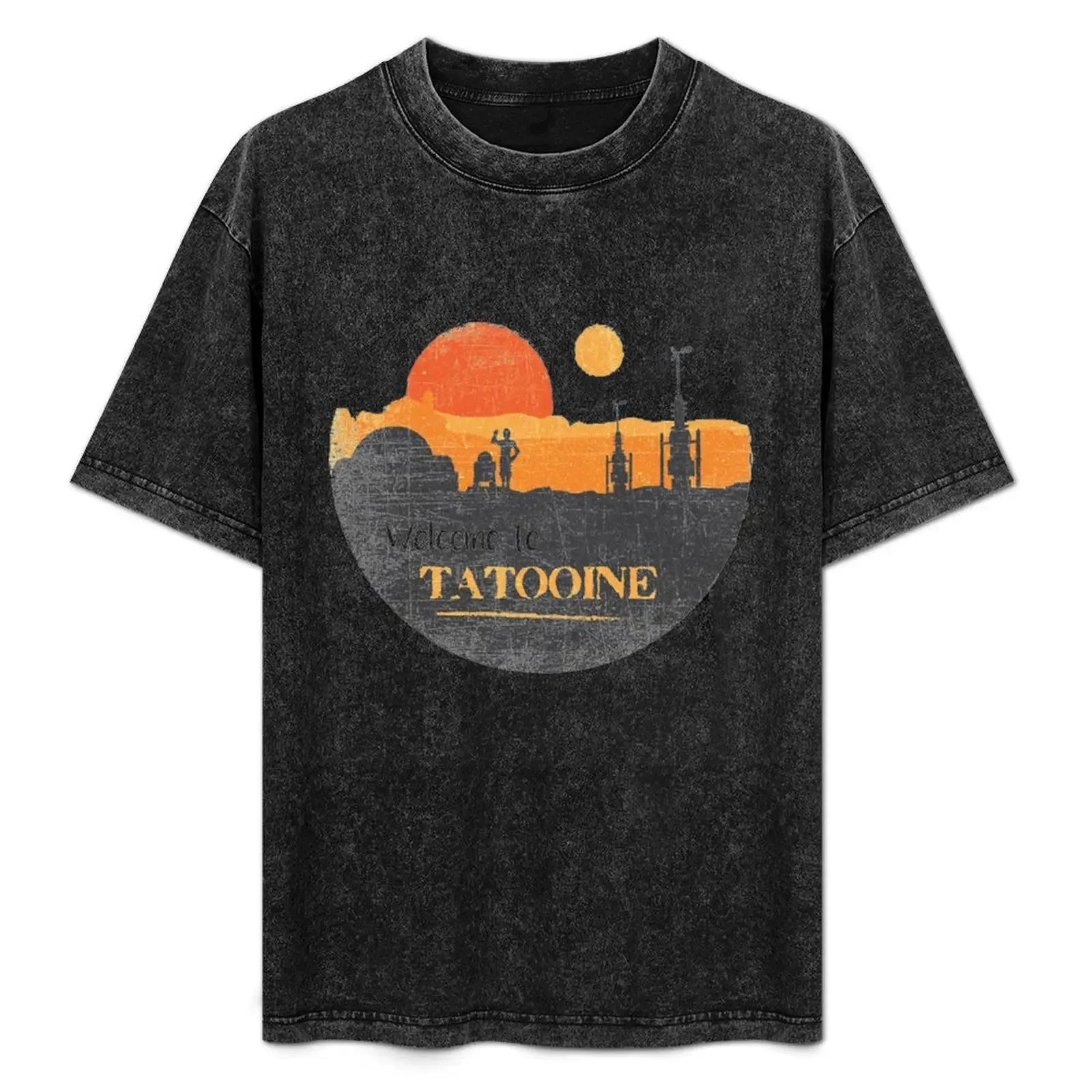 

Tatooine T-Shirt croswit shirt man summer 2025 summer clothes plain black t shirts men