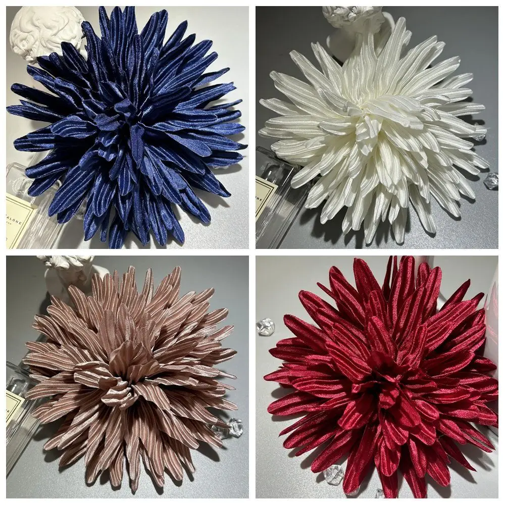 Значки для ювелирных изделий, аксессуары, большая брошь в виде цветка, однотонная брошь для костюма, свитера, пальто, ткани, булавки для лацканов, декор для свадебной вечеринки