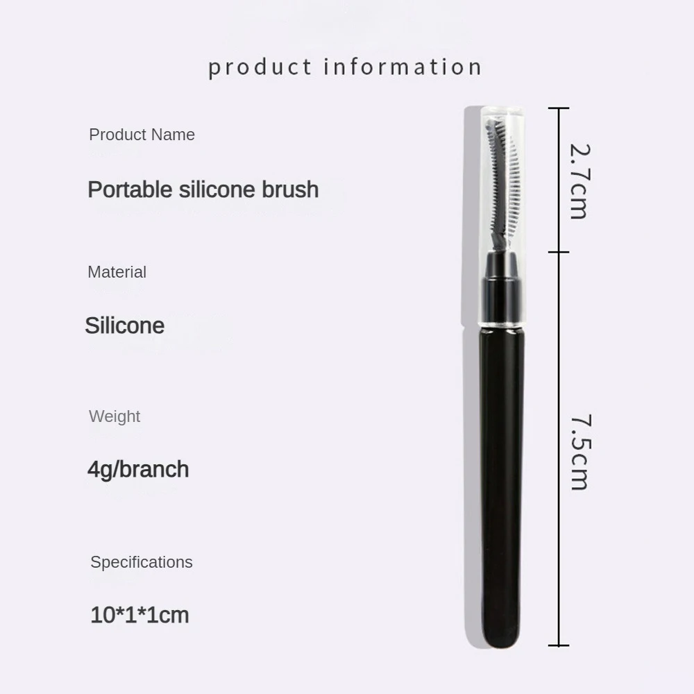 Spiral Eyelash Curling Brush Silica Gel Fine Workmanship Mascara Brush Health & Beauty Multifunctional Mascara Brush Mascara