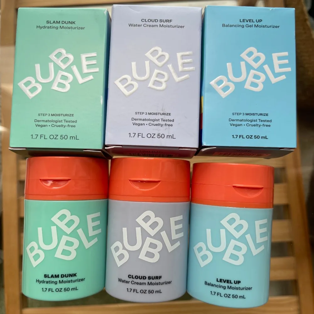 Buble Balancing Crema idratante per il viso Crema per il viso Tonico e crema per gli occhi Gel di aloe vera Riparatore nutriente per la cura della pelle normale a secca