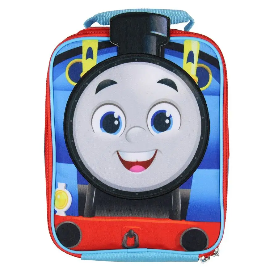 

ACCESSORY INNOVATIONS Thomas The Train Kids Lunch Box 3D Engine Insulated Lunch Bag Tote For Hot And Cold Food, Drinks, And Snac