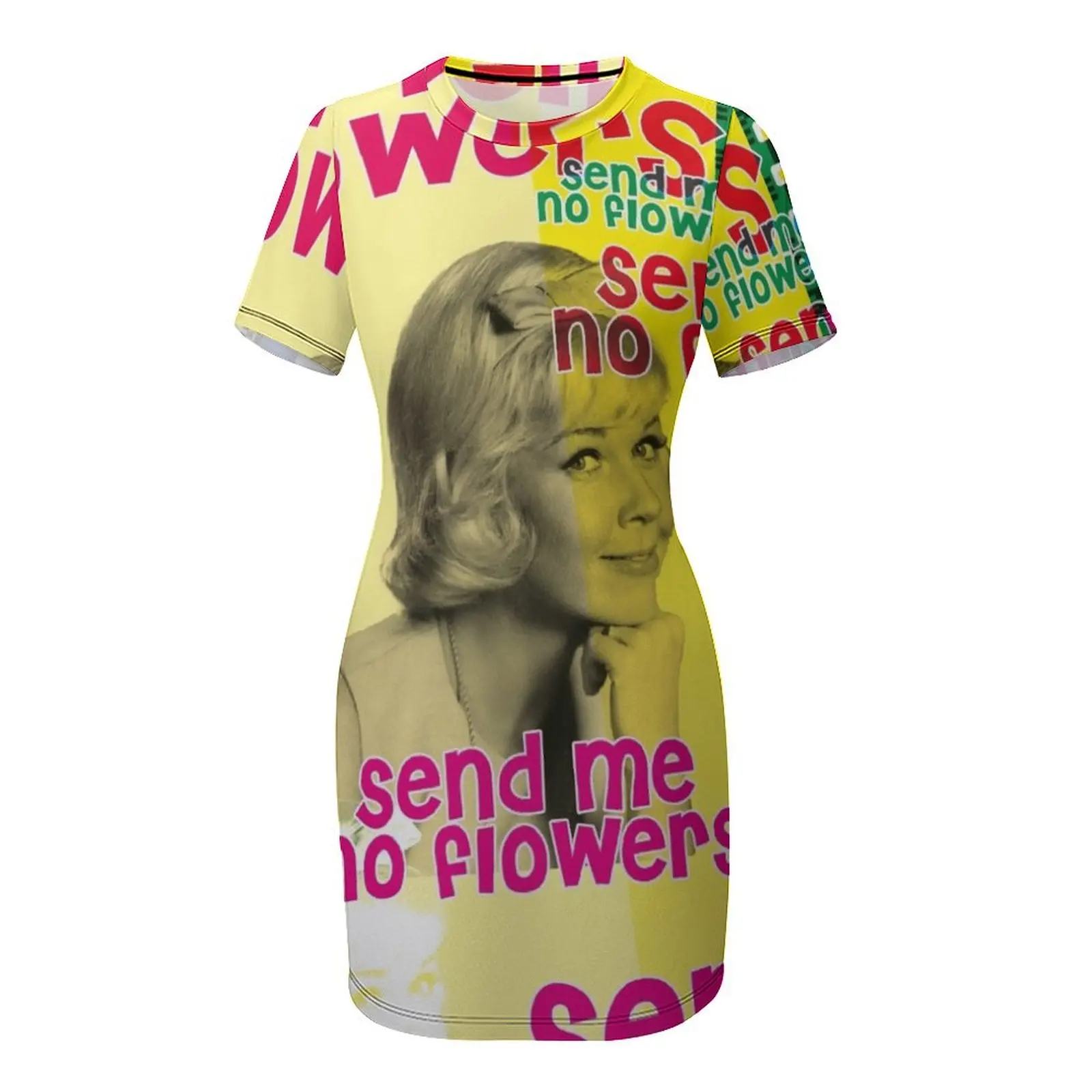 Send me no flowers, film 60s Short-Sleeved Dress Party dresses prom dresses 2025 clothes for women Women's summer dresses Dress