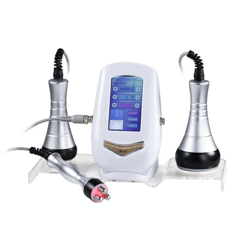 3 IN 1 40KHZ Cavitating Ultrasonic Slimming Machine RF Weight Reducing Massager Anti Wrinkle Firming Skin Care Tool