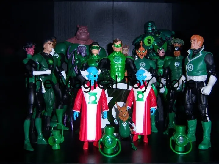 Original DC Direct DCD Green Lantern Series 6-Zoll Actionfigur mit Bewegungsgelenken, Modellspielzeug, Geburtstagsgeschenk, Sammlerstück