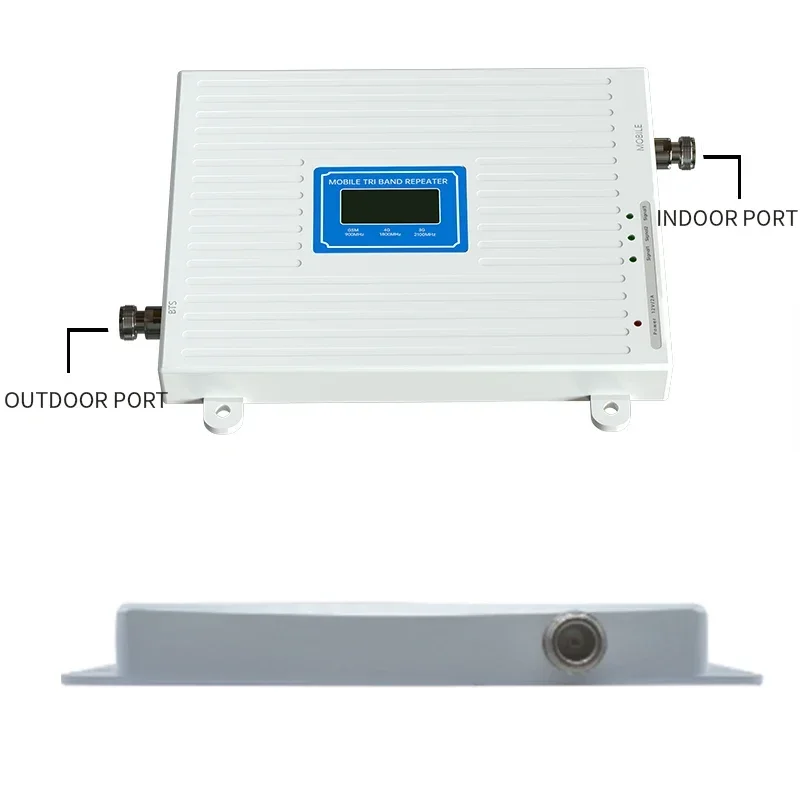 2G 3G 4G Tri-Band Signal Booster GSM 900+DCS/LTE 1800 Band 3+UMTS/WCDMA 2100 Band 1 Mobile Signal Repeater Cellular Amplifier