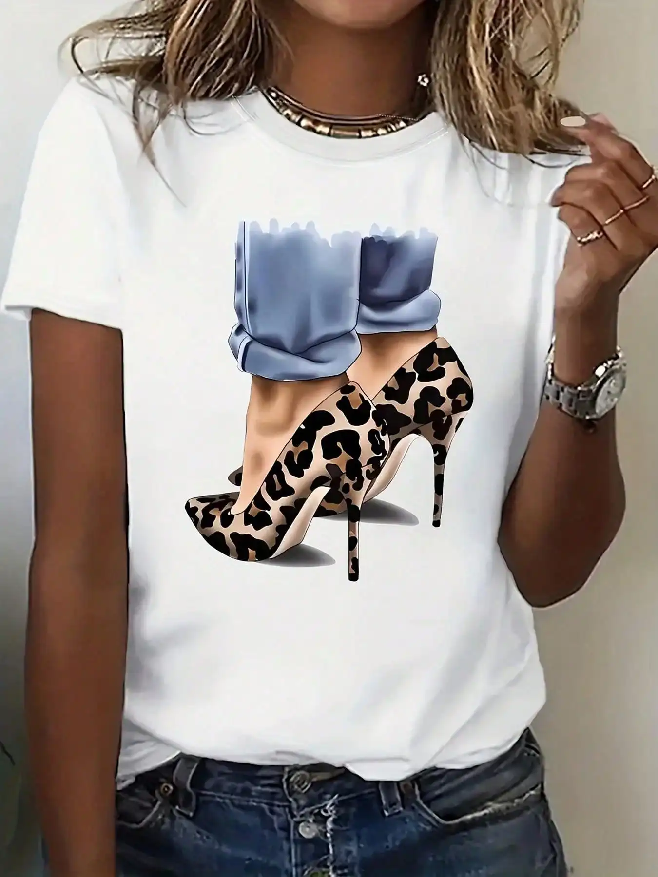 Elegant Women's Casual Short Sleeve Shirts