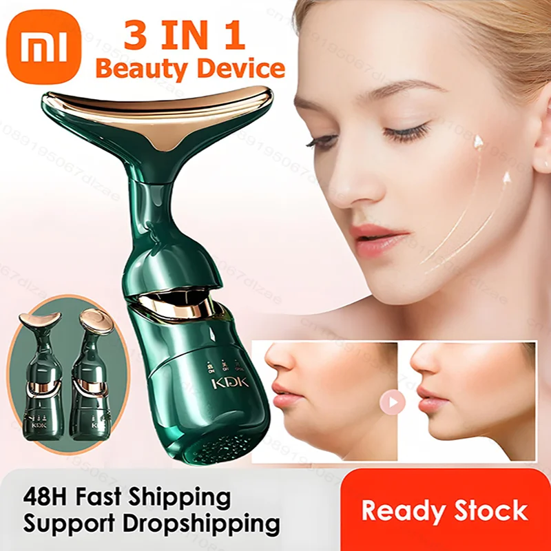 Xiaomi-dispositivo de belleza para levantamiento Facial 3 en 1, masaje Facial para ojos y cuello, adelgazante EMS, belleza, estiramiento de la piel, cuidado de la piel antienvejecimiento