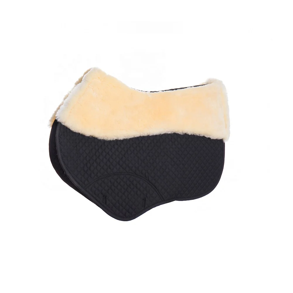 Australian Sheepskin Fleece Numnah Horse Saddle Shock Absorbing Pad