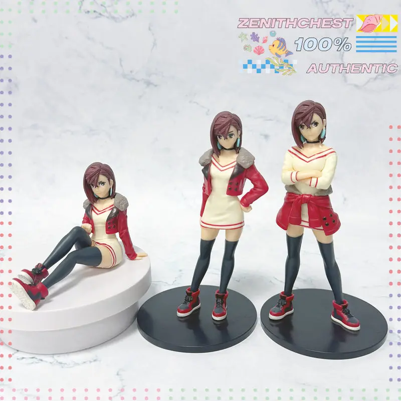 

DAN DA DAN Supernatural Armed Momo Ayase Figure / Casual Wear Sitting Noodle Stopper Model Collection For Anime Enthusias