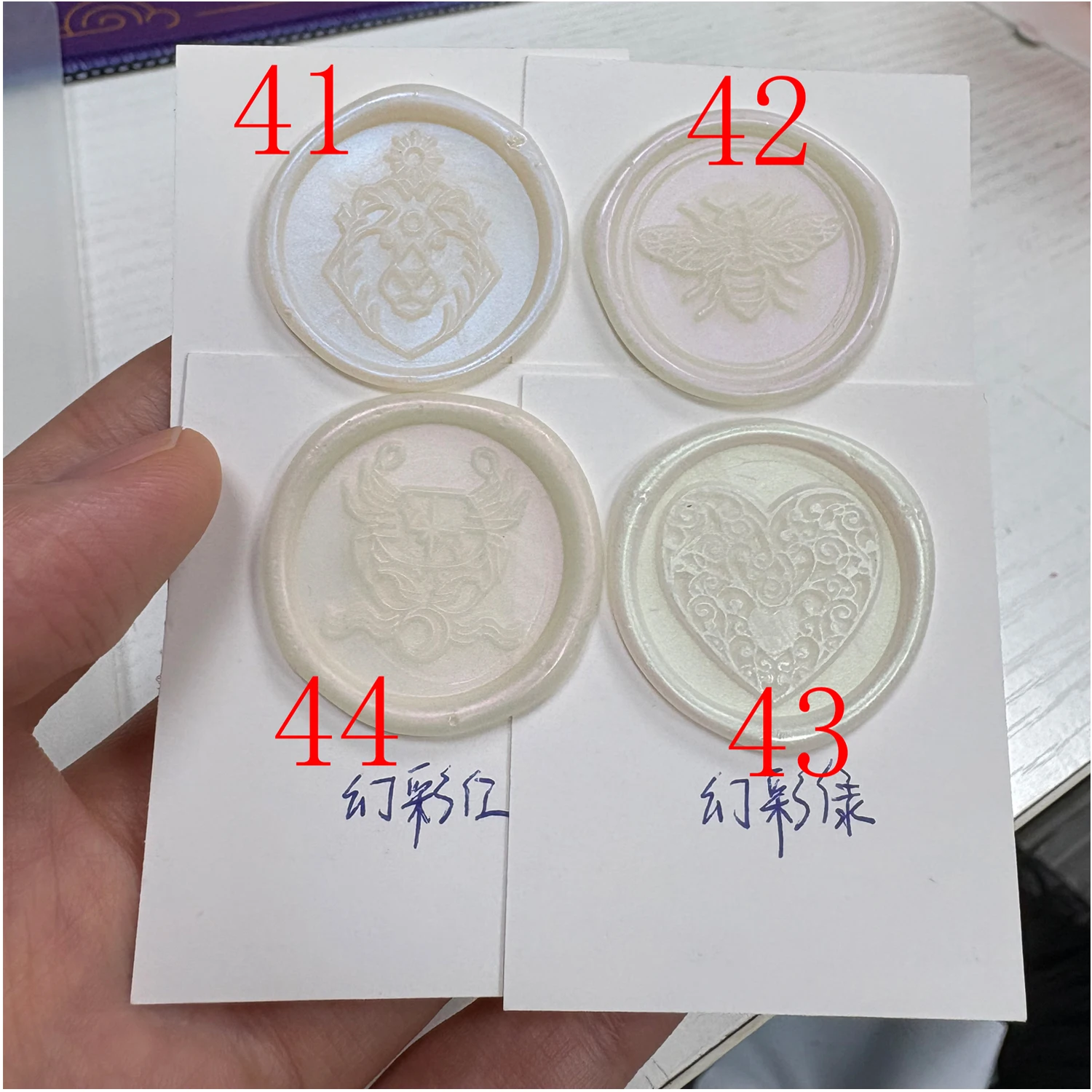 200pcs Customized LOGO Wax Seal Stickers, 101 color options, 30mm Personalized Self adhesive wax sticker, Wedding Supplies