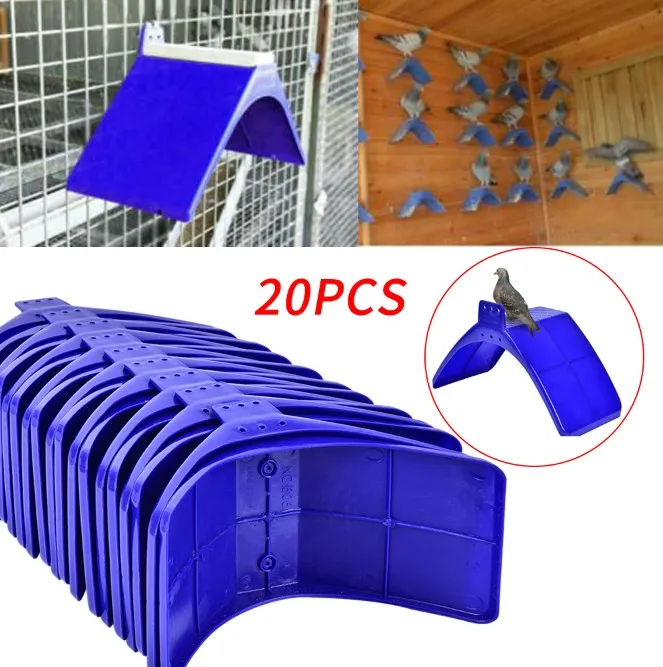 

20 Pieces Pet Supplies New Pigeon Stand, Pigeon Perch, Parrot Plastic Stand, Bird Cage Accessories