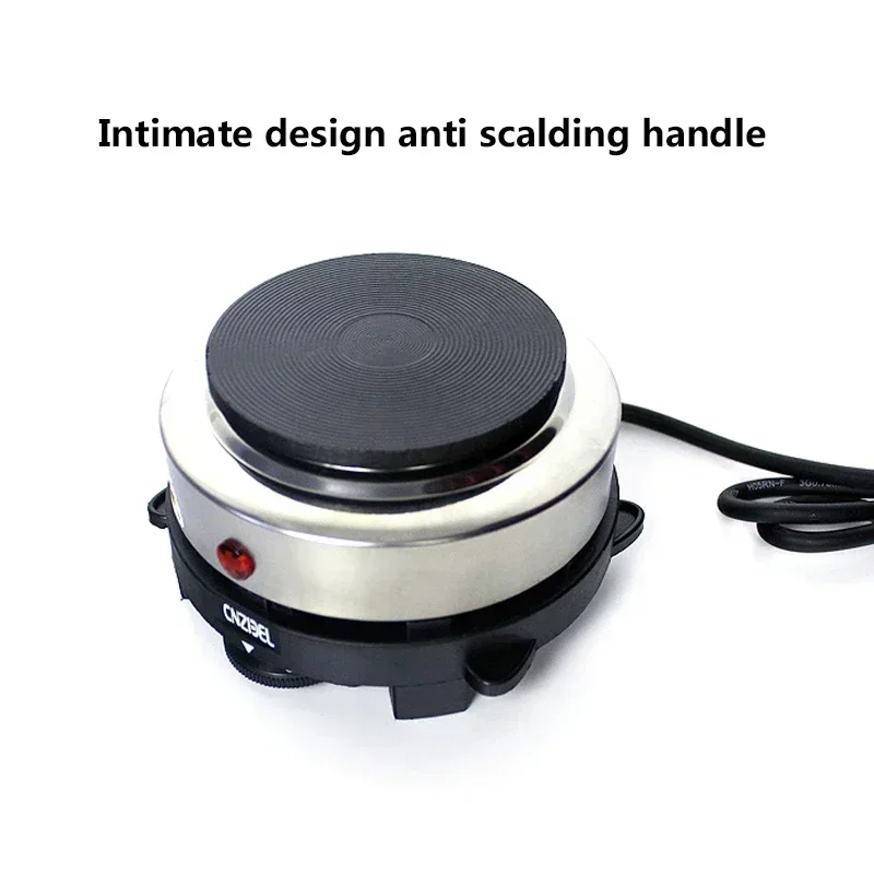 Portable 220v Household Electric Heating Stove Tea Stove Adjustable Temperature Coffee Making Mocha Pot Heating Stove Glass Wate