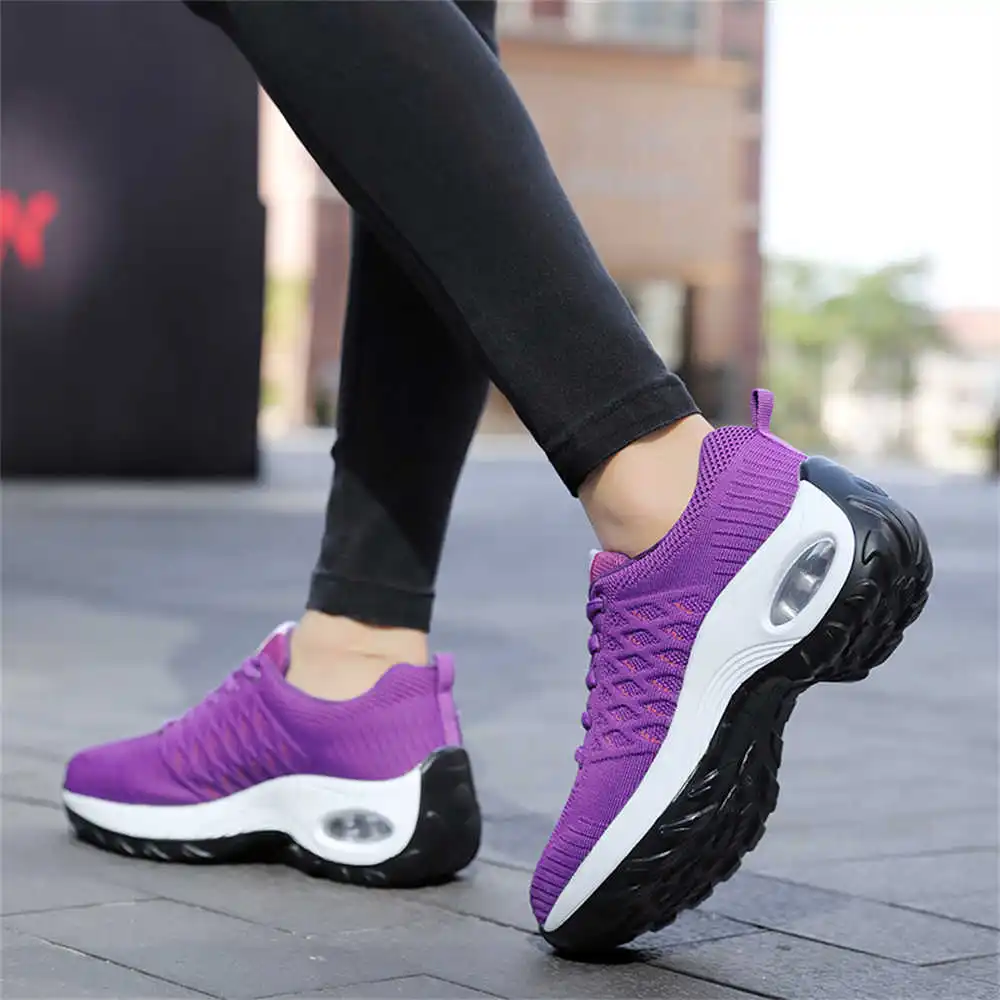 Thick Sole Autumn White Summer Boots Woven Women's Lace-up Shoes Trendy Sneakers Sports Vintage Loufers Snackers Snackers