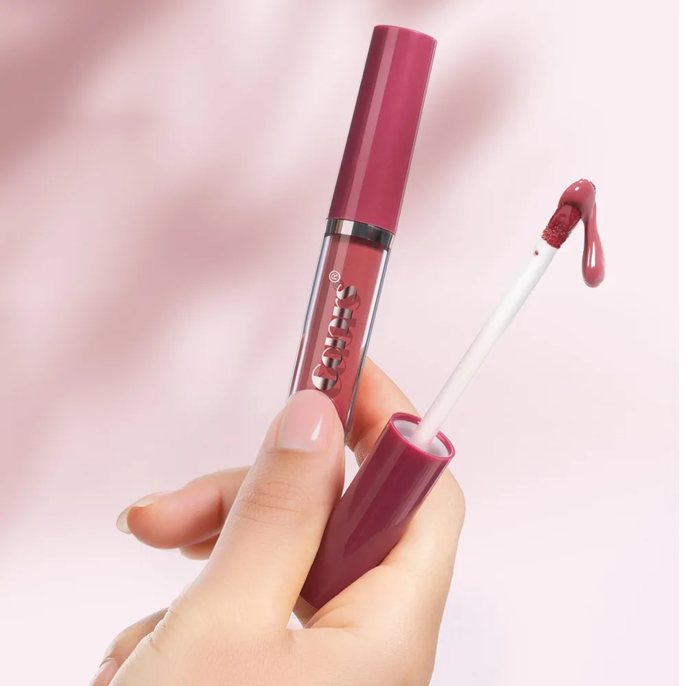 6 - Pack Matte Lip Gloss Set With Long - Lasting Color Rendering, Easy To Apply, Waterproof Lip Makeup Set