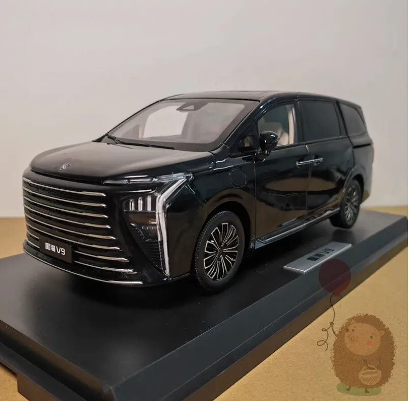 

1/18 dongfeng V9 MPV Van Business Car Model Diecast Display Hobby Ornaments Toys