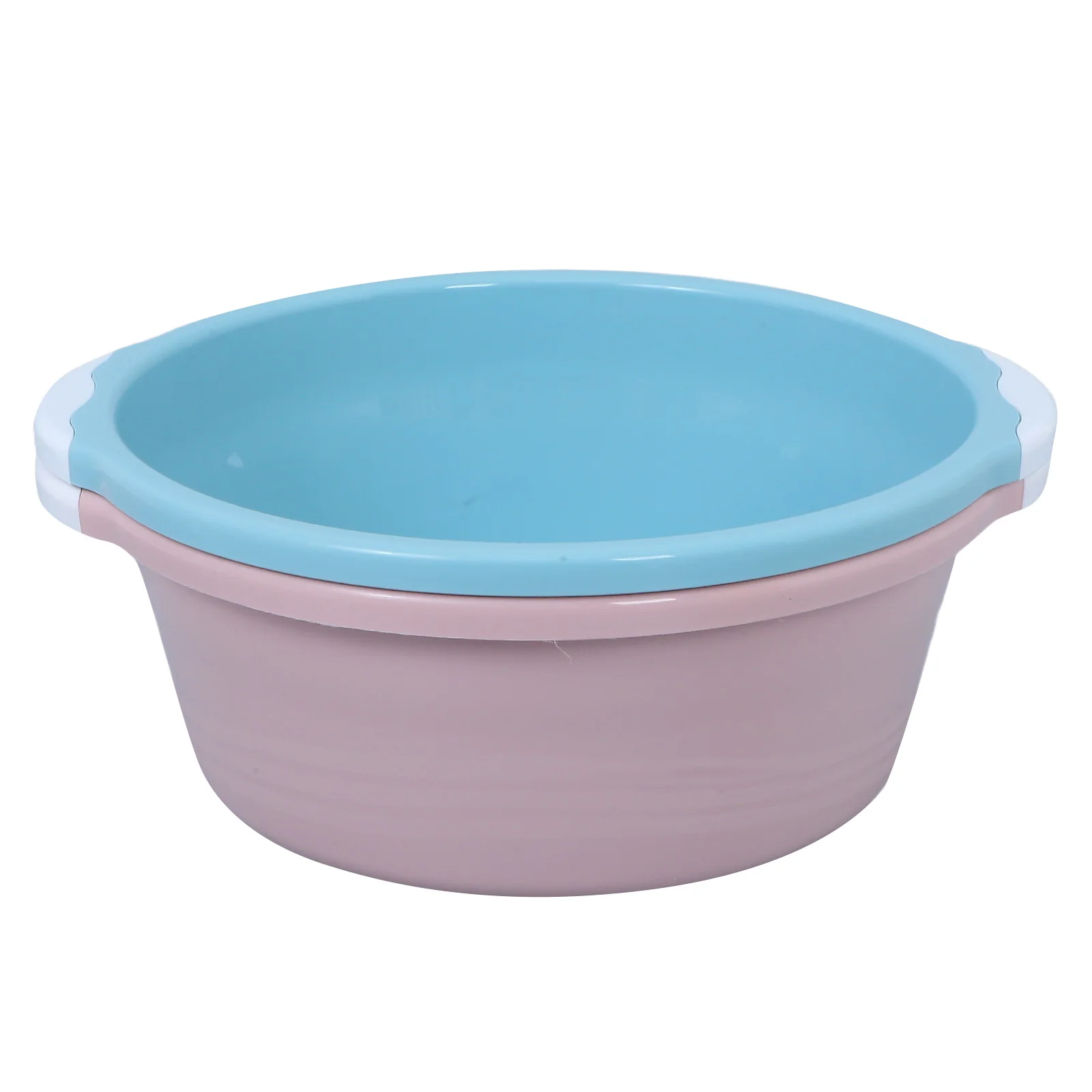 2 Pcs Deepening and Thickening Wash Basin Face Foot Tub Plastic Feet Massager Baby