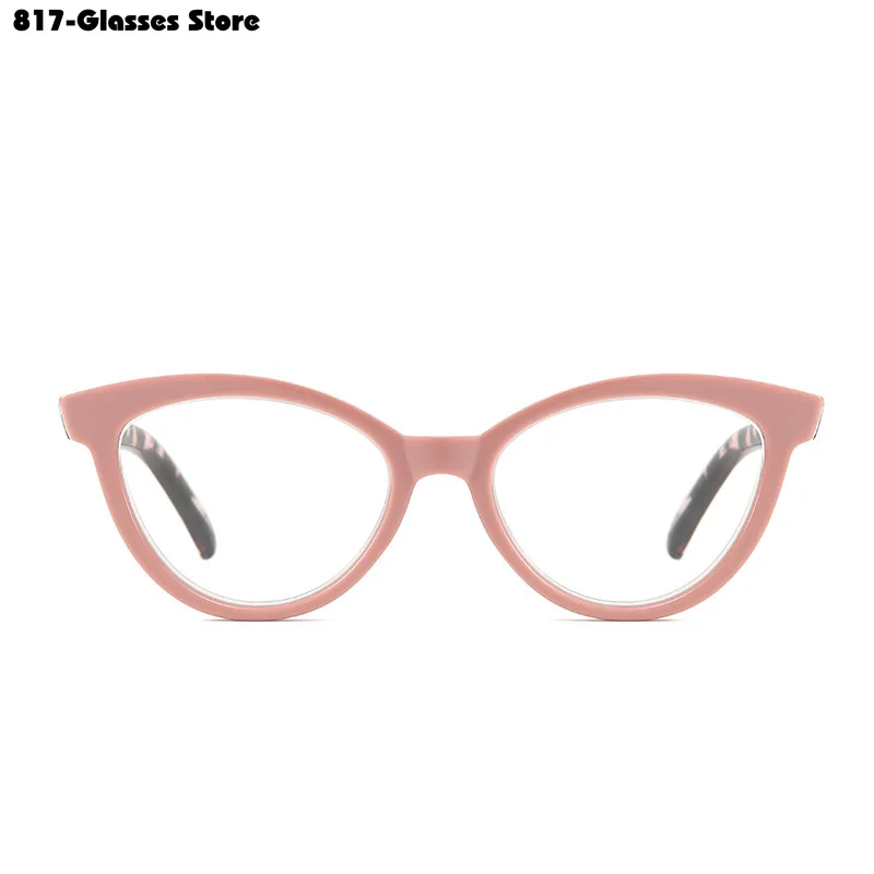 Lunettes de lecture œil de chat à la mode pour hommes et femmes, personnalité féminine, grand cadre, jambe de printemps, lunettes de presbytie, +