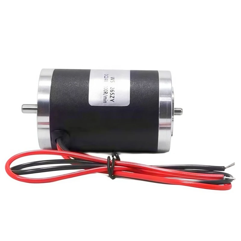 Permanent Magnet Steel Pipe Direct Current High-speed Motor 4265ZY, with Dual Output Shafts, High Torque and Low Noise Motor
