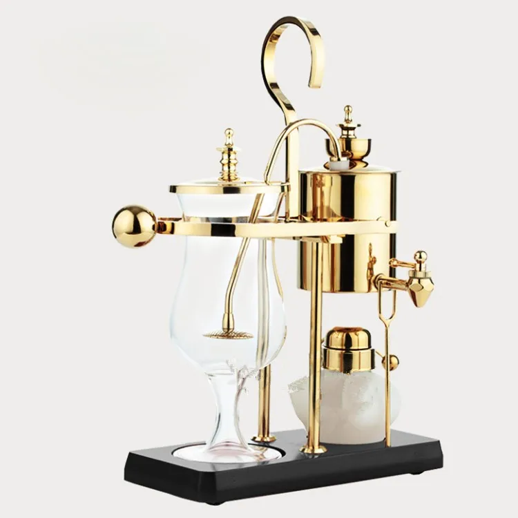 Vintage Royal Belgian Balancing Brewer Portable Glass Stainless Steel  Espresso  Vacuum Syphon Coffee Maker Pot