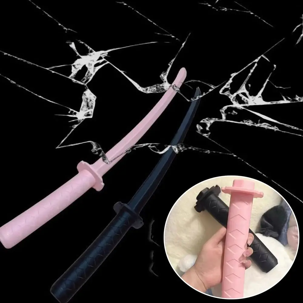 Teleskop 3D Schwerkraft Katana Spielzeug Angst Relief Sensorische Spielzeug Einziehbare Katana Spielzeug Kunststoff Push Karte Spielzeug