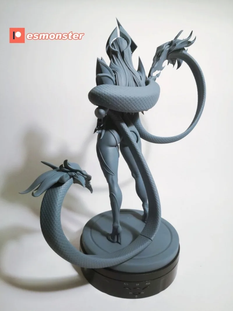 1/24 75mm Game Character Resin Figure Assembly Model Kit Hobby GK Witch Efflin Unassembled and Unpainted Free Shipping