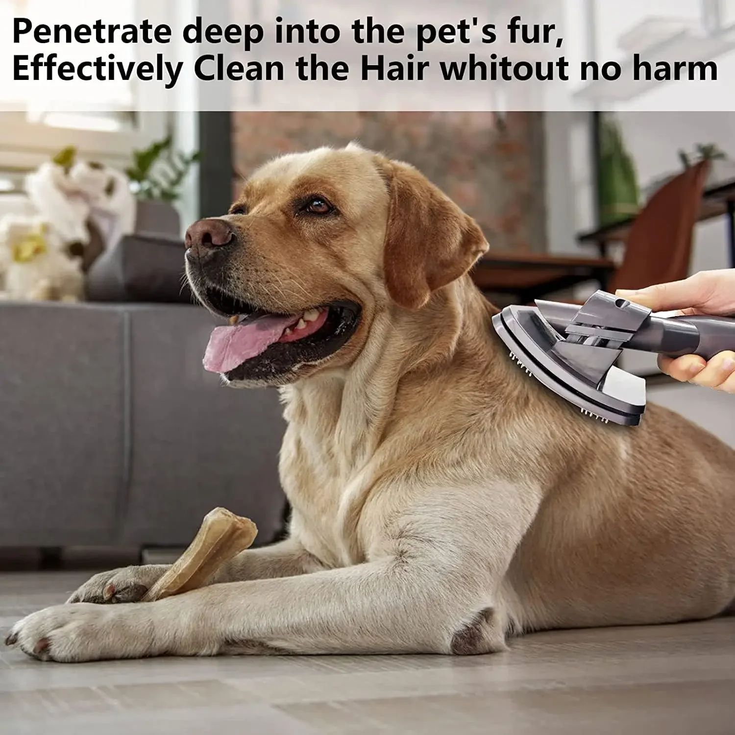 Для Dyson V7 V8 V10 V11 V15 щетка для домашних собак, вакуумная насадка для волос, подходит для длинных или средних ворсовых собак, набор инструментов для жениха