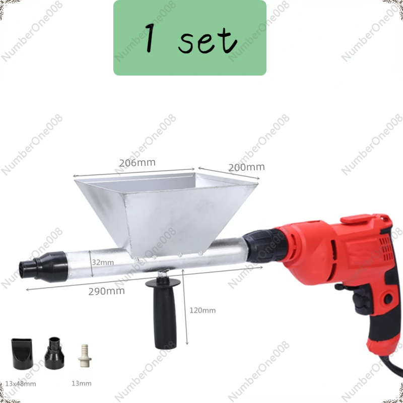 Grouting and plastering machine cement caulking gun cement mortar sprayer syringe lime gypsum gun