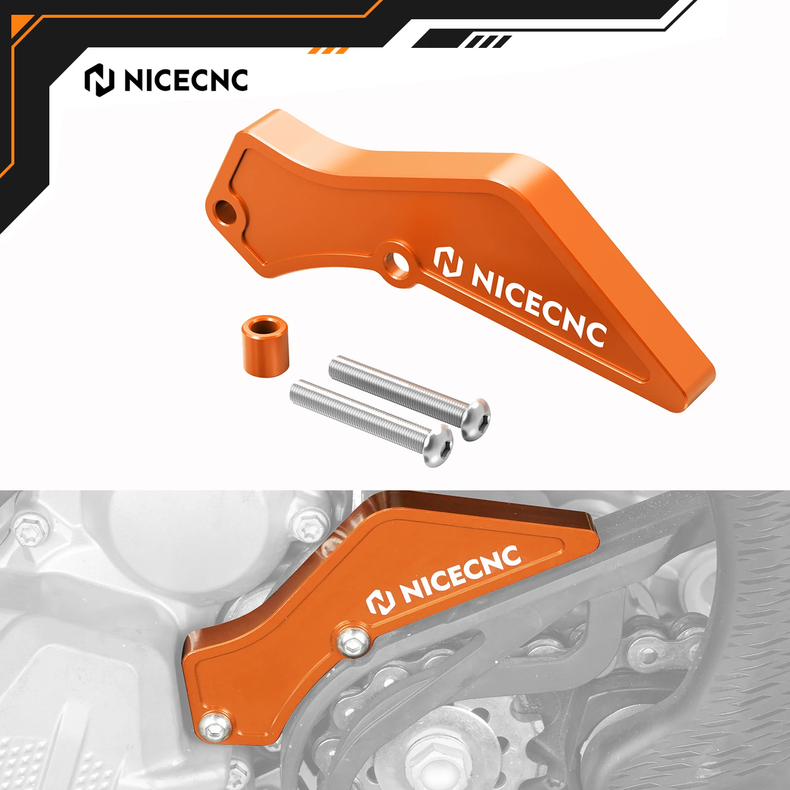 

For KTM EXC-F 350 EXC-F 250 2017-2023 SXF 250 SX-F 350 XC-F 250 350 2016-2022 XCF-W 350 20-22 4T Chain Case Saver Sprocket Guard