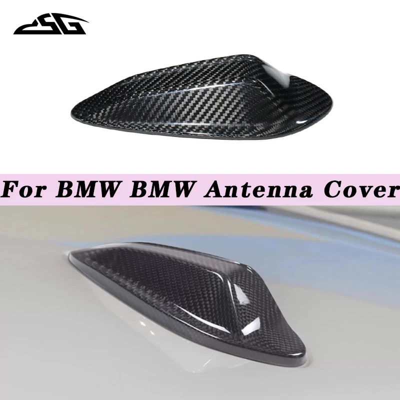 For BMW 2 3 4 Serie G42 G20 G22 M2 G87 M3 G80 M4 G82 Carbon Fiber Shark Fin Antenna Cover Roof Antenna Shell Car Exterior Trim