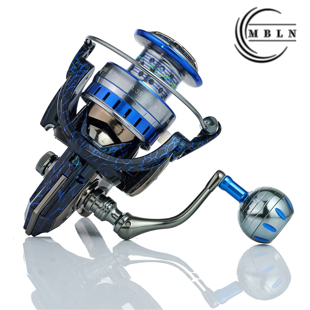 MBLN / EXPROTAS Spinnrolle Alloy CNC Arm 5+1BB  Salzwasser Angelrolle  Shimano Angelrolle