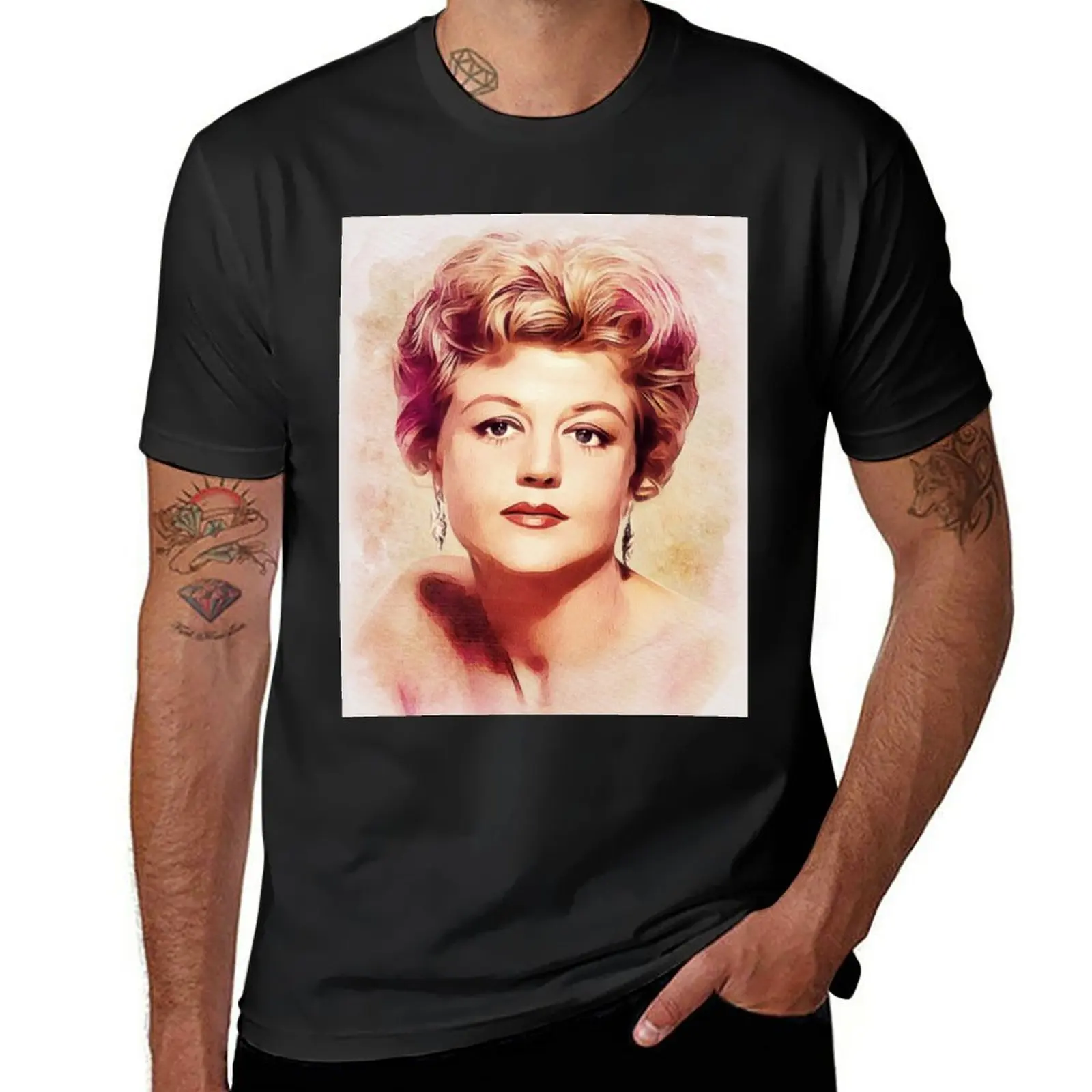 Angela Lansbury, Movie and TV Legend T-Shirt anime clothes tops oversized slim fit t shirts for men